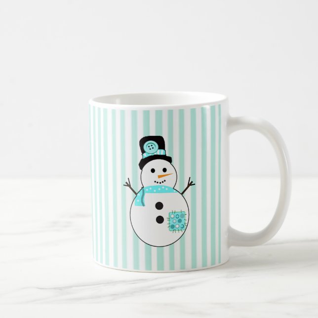 Taza De Café Que nieve, Navidades de Snowman se burlen del café (Derecha)