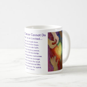 Taza De Café Qué no puede hacer el cáncer de corazón para poema