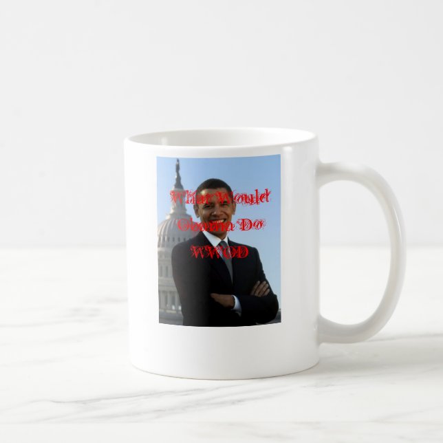 Taza De Café Qué Obama haría WWOD (Derecha)
