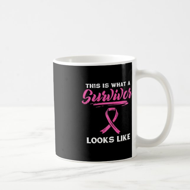 Taza De Café Qué Parece Un Sobreviviente La Conciencia Sobre El (Derecha)