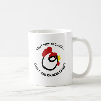 Taza De Café Qué parte del cloqueo…