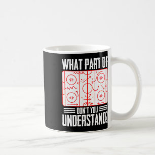 Taza De Café ¿Qué parte del hockey no entiendes hockey sobre hi