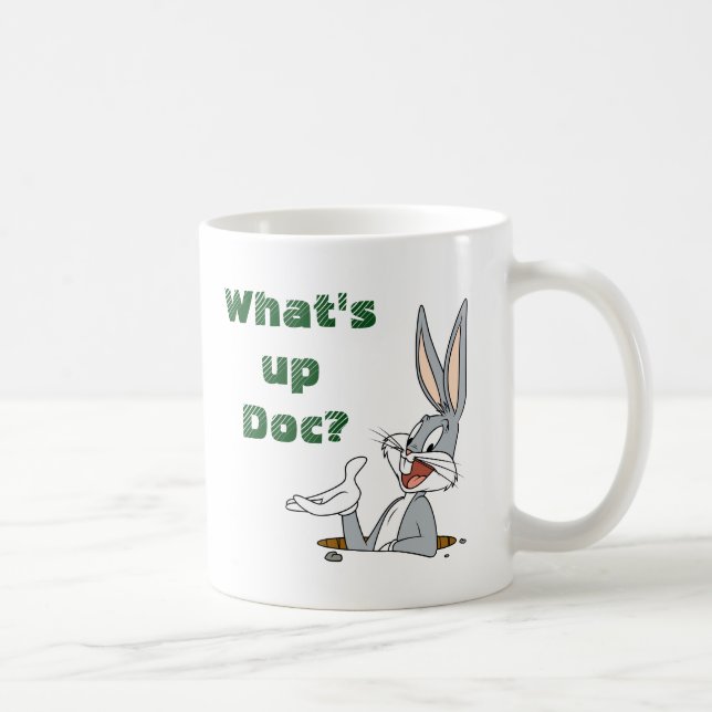 Taza De Café ¿QUÉ PASA, DOC?™ PREGUNTA BUGS BUNNY™ Conejo en la (Derecha)