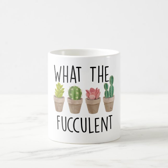 Taza De Café Qué regalo de la planta de Cactus exitosa (Centro)