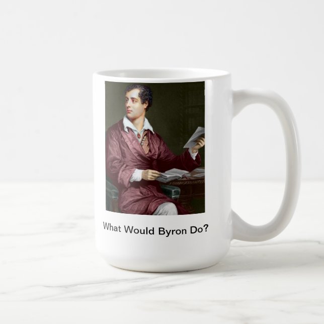 Taza De Café ¿Qué señor Byron Do? WWBD (Derecha)
