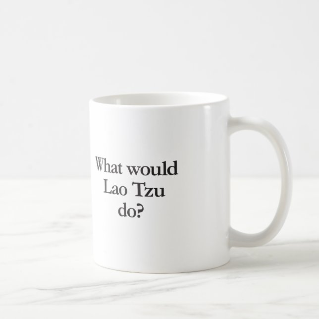 Taza De Café qué sería lao tzu (Derecha)