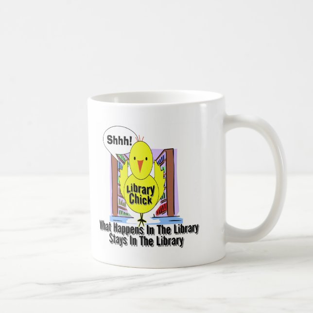 Taza De Café Qué sucede en la biblioteca… (Derecha)
