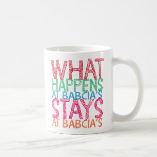 Taza De Café Qué sucede en las estancias de Babcia en Babcia