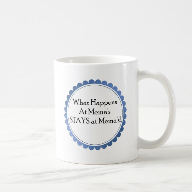 Taza De Café Qué sucede en Mema… ESTANCIAS en Mema (Derecha)