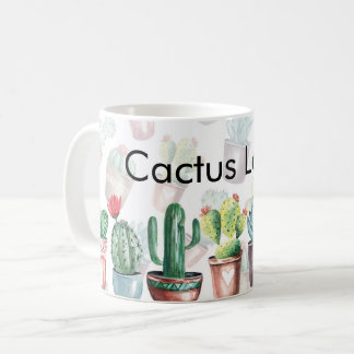 Taza De Café Qué Suculento Cactus Retro Vintage