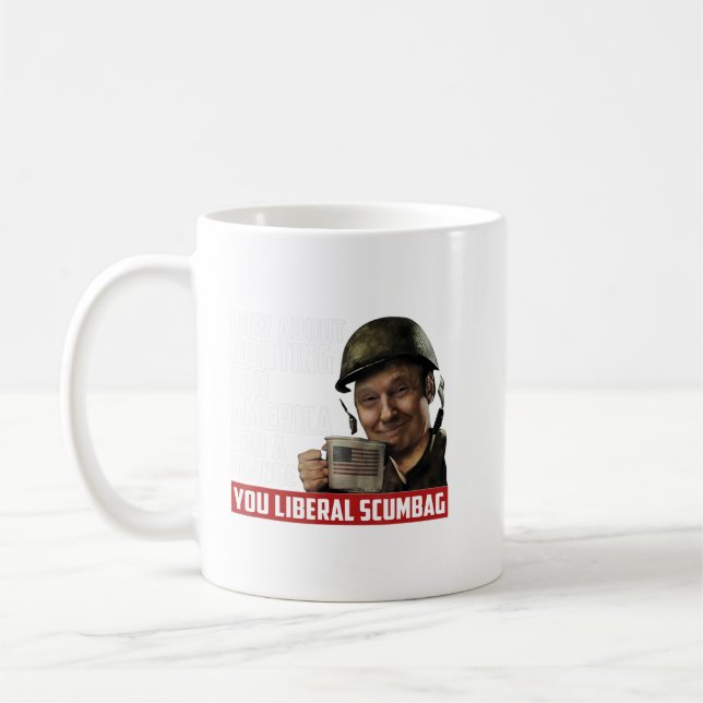 Taza De Café ¿Qué tal si apoyamos a Estados Unidos por el cambi (Izquierda)