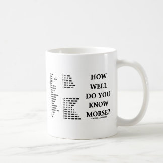 Taza De Café ¿Qué Tan Bien Conoce A Morse? (Código Intl Morse)