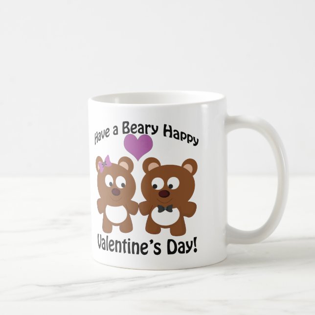 Taza De Café ¡Que tengas miedo, feliz día de San Valentín! (Derecha)