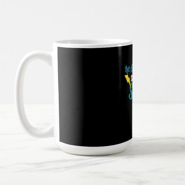 Taza De Café Que Un Electricista Revise Sus Cortos Graciosament (Izquierda)