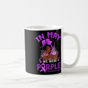 Taza De Café Que usemos mujeres negras moradas Fibromialgia Awa