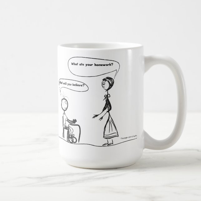 Taza De Café ¿Qué usted creería comió mi preparación? (Derecha)