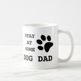 Taza De Café Quédate En Casa Perro Papá