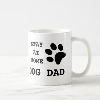 Taza De Café Quédate En Casa Perro Papá