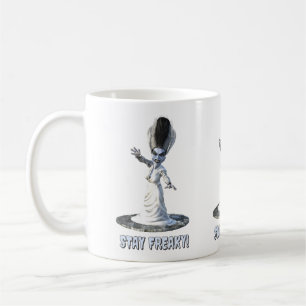 Taza De Café ¡Quédate freaky! Novia de Frankenstein