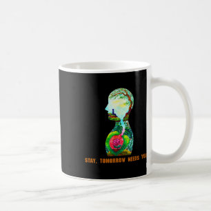 Taza De Café Quédate, mañana te necesita premio de prevención d