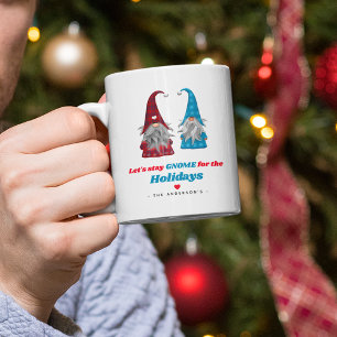 Taza De Café 'Quedémonos Gnomos para las Fiestas' Navidad
