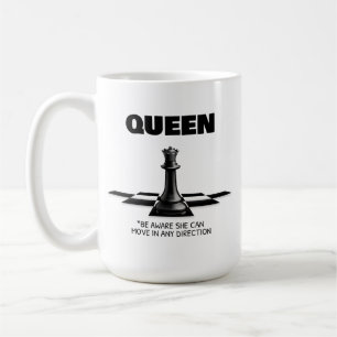 Taza De Café Queen Chess Tenga En Cuenta Que Puede Moverse En C