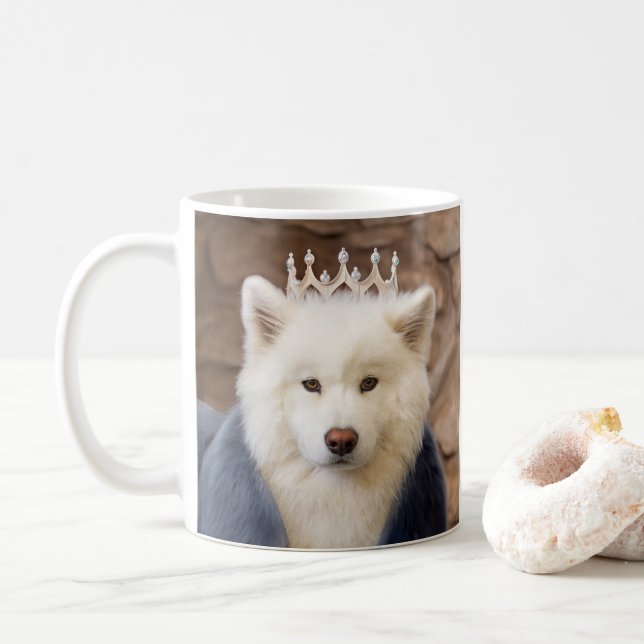 Taza De Café Queen Coconut Coffee Mug (Con donut)