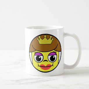 Taza De Café Queen Face Coffee Mug