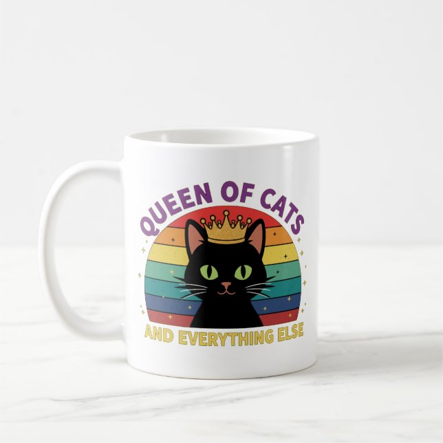 Taza De Café Queen of Cats (Izquierda)