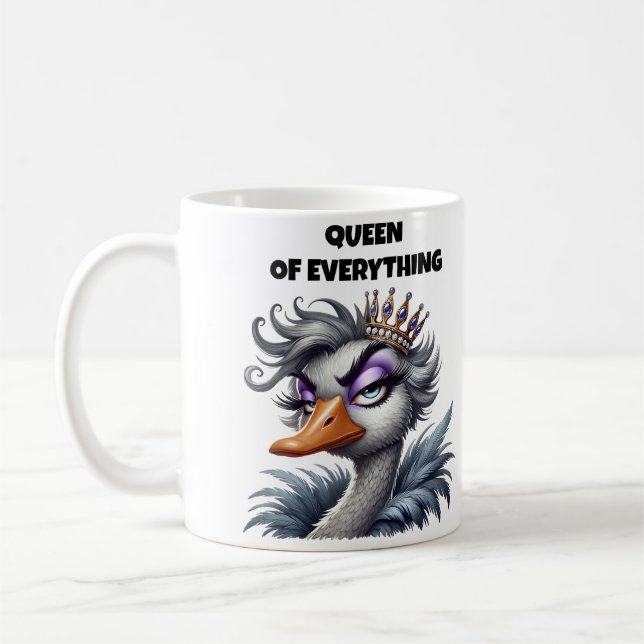 Taza De Café Queen Of Everything Mom (Izquierda)