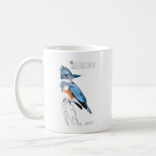 Taza De Café Queenfisher (Kingfisher Belted)