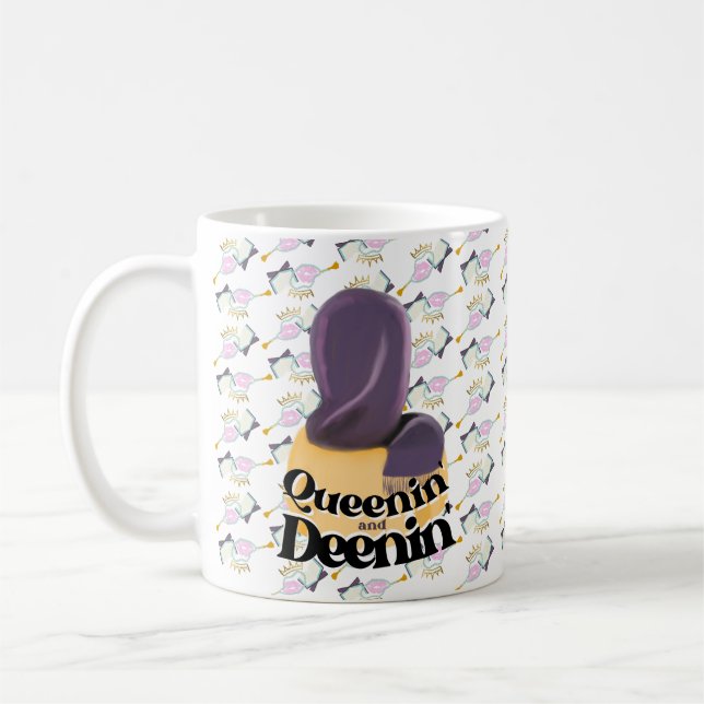 Taza De Café Queenin y Deenin - Café Mug (Izquierda)