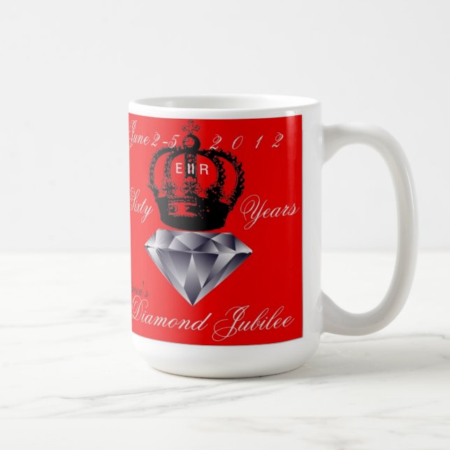 Taza De Café Queens Diamond Jubilee Mug (Derecha)