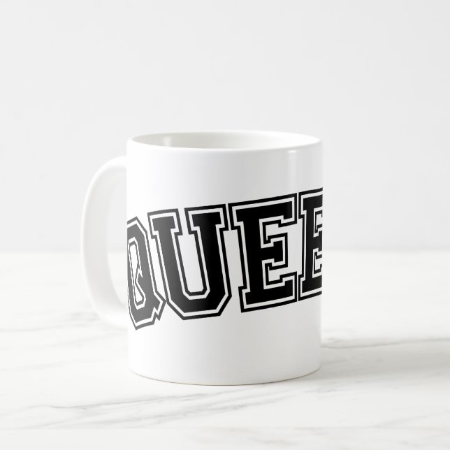 TAZA DE CAFÉ QUEENS, NYC (Anverso izquierdo)