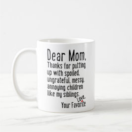 Taza De Café Querida mamá [Versión de hermanos]