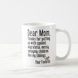 Taza De Café Querida mamá [Versión de hermanos]
