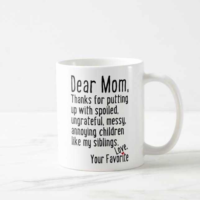 Taza De Café Querida mamá [Versión de hermanos] (Derecha)