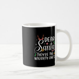 Taza De Café Querida Santa Theyre, la familia de los Navidades 