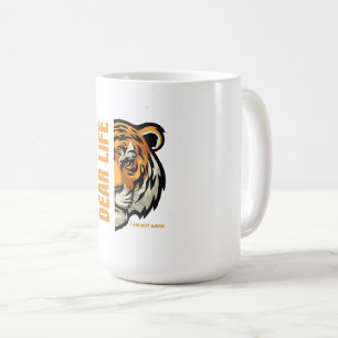 Taza De Café Querida vida - No soy un café Inspirador débil