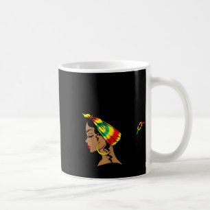 Taza De Café Querido diseño de reina afrofemenina negra
