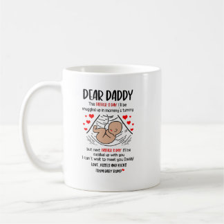 Taza De Café Querido papá, este día de padre, me acurrucarán Sh
