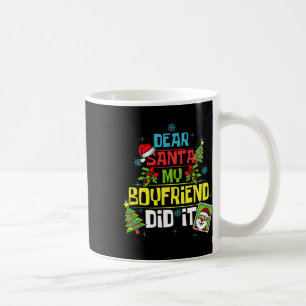 Taza De Café Querido Papá Noel Lo Hizo Novia Novia Novia Lov