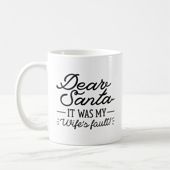 Taza De Café Querido Santa (Izquierda)