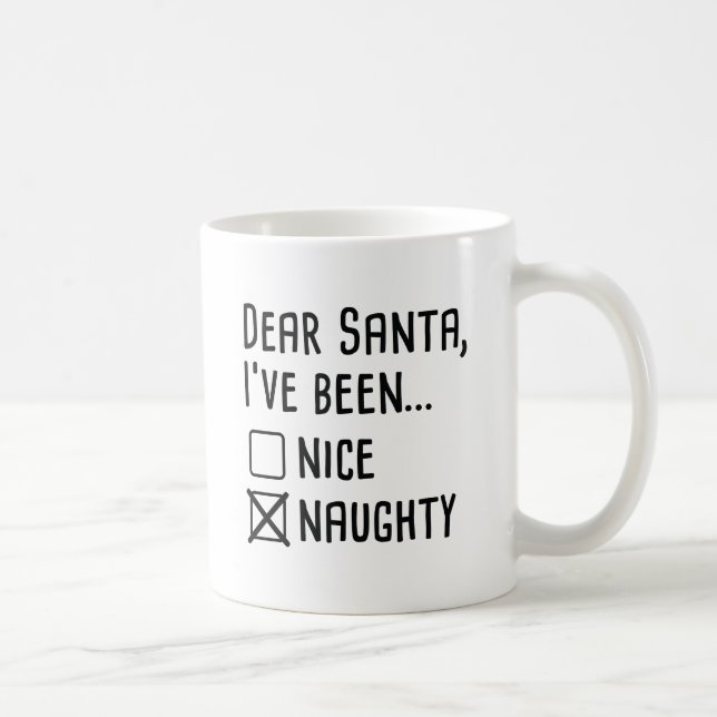 Taza De Café Querido Santa (Derecha)