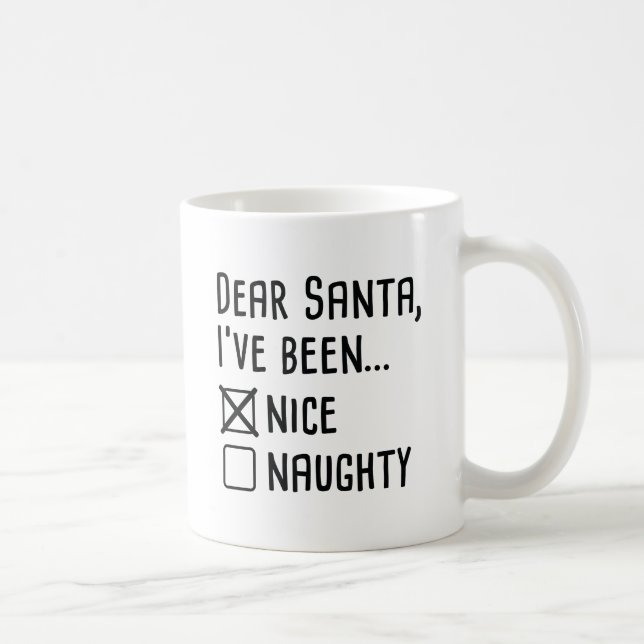 Taza De Café Querido Santa (Derecha)