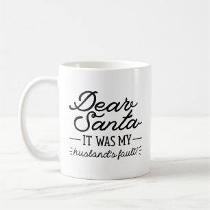 Taza De Café Querido Santa