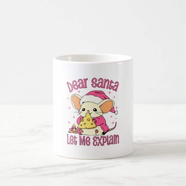 Taza De Café Querido Santa, Déjame Explicar (Centro)