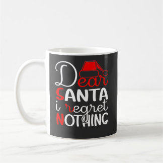 Taza De Café Querido Santa I, no lamento nada