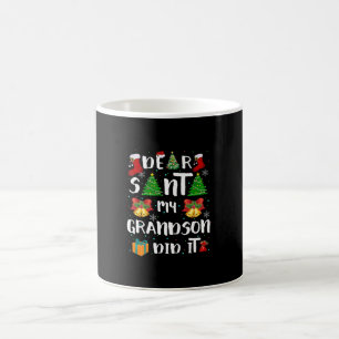 Taza De Café Querido Santa Mi Abuelo Lo Hizo Navidades