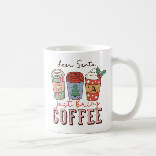 Taza De Café Querido Santa Navidades Coffee Latte